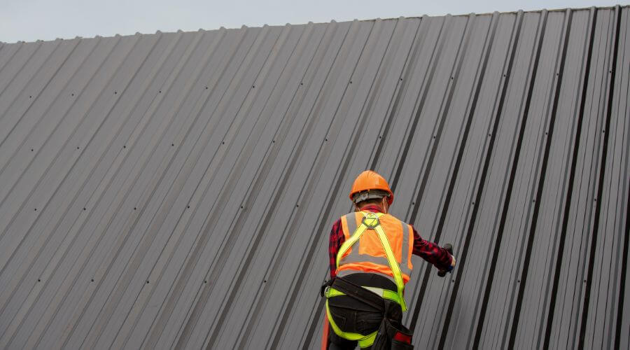 Professional metal roof installation services in Pony, MT